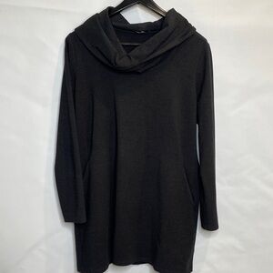 Black Cowl Neck Sweater
